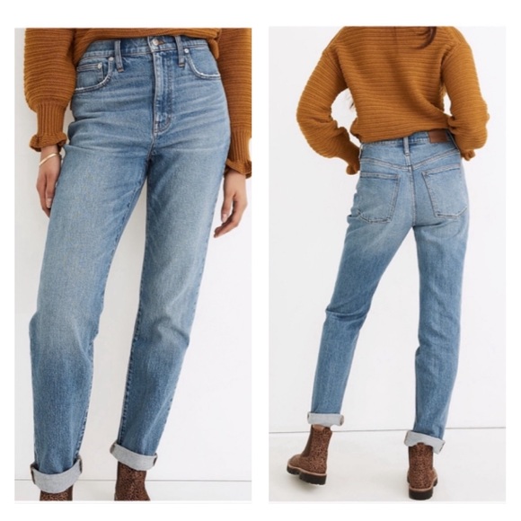 Madewell Denim - Madewell The High Rise Slim Boy Jean in Neal Wash Tencel Denim Edition